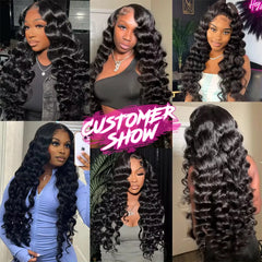 Long Loose Deep Wave Human Hair Bundles - Pure Hair Gaze