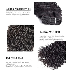 Long Remy Raw Hair Curly Bundles - Pure Hair Gaze