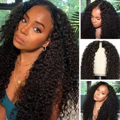 Indian Deep Curly Wave U Part Human Hair Wig - Pure Hair Gaze