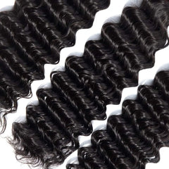 Double Weft Natural Black Hair Curly Bundles - Pure Hair Gaze