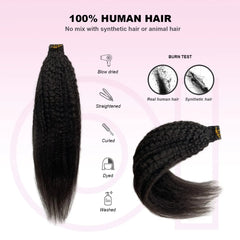 Kinky Straight Bundles Natural Black Extension - Pure Hair Gaze