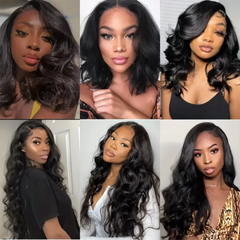 V Part Human Hair Wigs for Women - Pure Hair Gaze