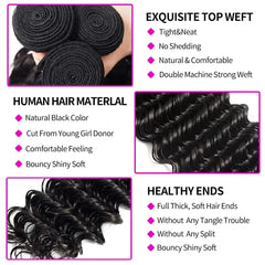 Wet And Wavy Curly Human Hair Bundles - Pure Hair Gaze