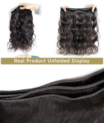 Natural Black Body Wave 3 Bundles - Pure Hair Gaze