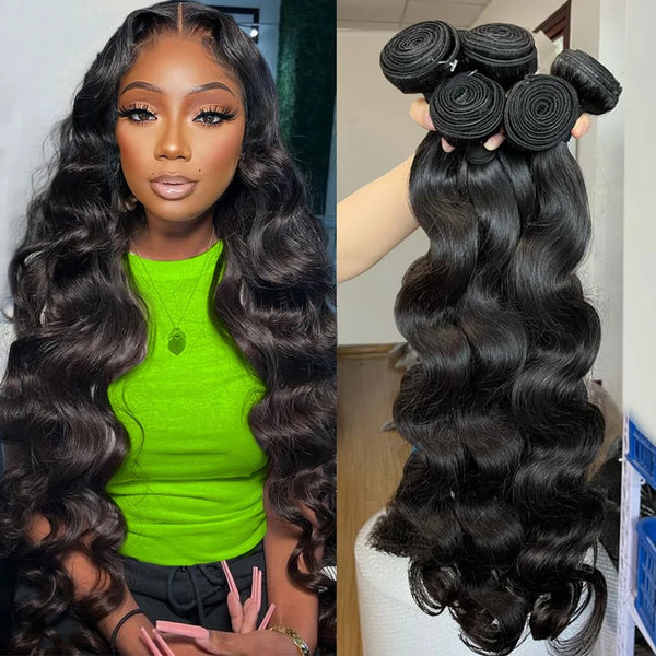 Peruvian Body Wave Human Hair Bundles