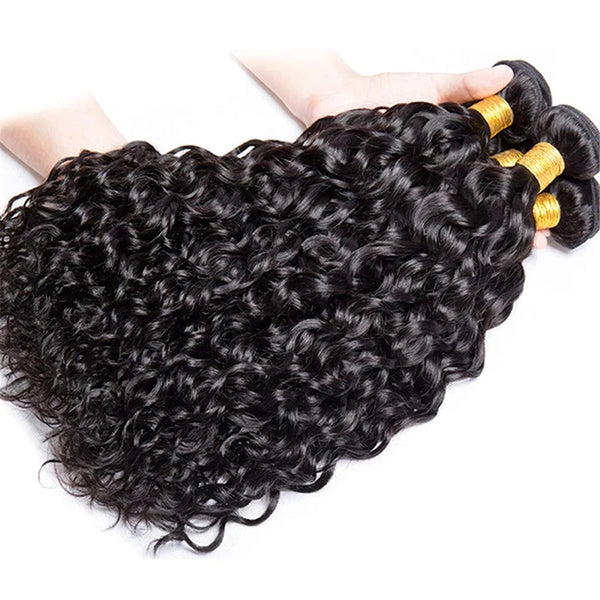 Water Wave Curly Human Hair Bundles