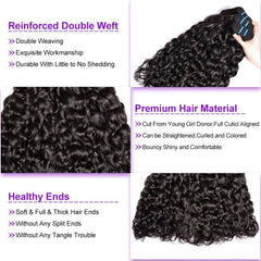 Brazilian Water Wave Real Human Hair Bundles - Pure Hair Gaze