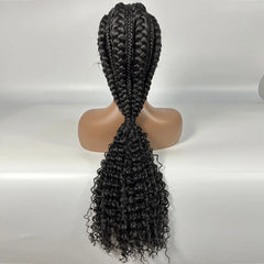 Glueless Cornrow Lace Front Braided Wig - Pure Hair Gaze