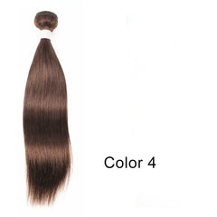 Brown Pure Color Remy Human Hair Bundles - Pure Hair Gaze