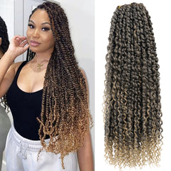 Synthetic Braiding Hair - Boho Passion Twist Crochet Hair - Pre-looped - Pre-Twisted - Pure Hair Gaze