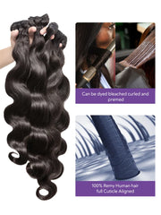 Unprocessed Virgin Hair Loose Wave Bundles - Pure Hair Gaze