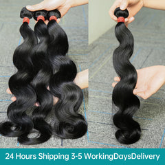 Body Water Wave 100% Remy Human Hair Extension - Pure Hair Gaze