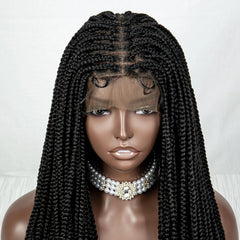 Straight Tiny Box Cornrow Braided Wig - Pure Hair Gaze