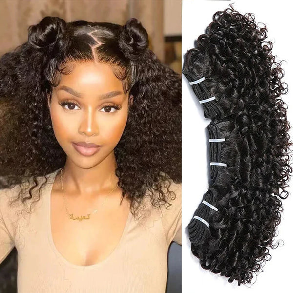 12A Afro Kinky Curly Human Hair Bundles