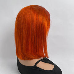 Glueless Ginger Orange Short Bob Wig - Pure Hair Gaze