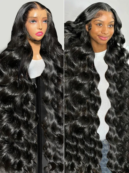 40 50 Inch 200 Density Frontal Wig For Black Women