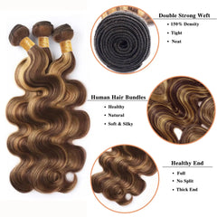 Highlight Ombre Human Hair Bundles - Pure Hair Gaze