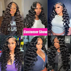 Loose Deep Wave Human Hair Bundles With Closure - Pure Hair Gaze