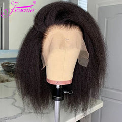 Glueless Kinky Straight Short Bob Human Hair Wig - Pure Hair Gaze