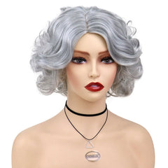 Cosplay Short Curly Hair Platinum Blonde Wigs - Pure Hair Gaze