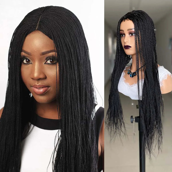 Micro Long 2 Twist Box Braids Wig