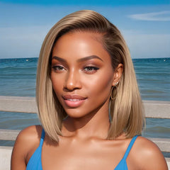 Glueless 5x5 Closure Lace Ash Blonde Wig - Pure Hair Gaze