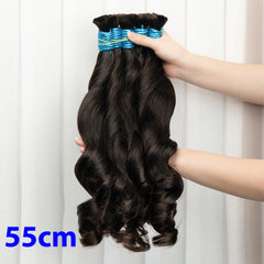 Human Hair Bulk Loose Wave No Weft Hair Bundles - Pure Hair Gaze