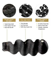 10A Body Wave Bundles Human Hair - Pure Hair Gaze