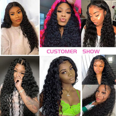 Curly Human Hair Water Wave 3/4 Bundles - Pure Hair Gaze