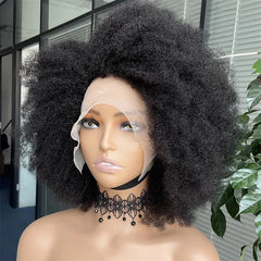 14lnch 180%Density Glueless Natural Black Wig - Pure Hair Gaze