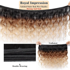 Body Wave Human Hair Bundles with closure - Pure Hair Gaze