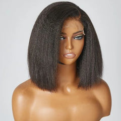 Glueless Kinky Straight Frontal Wig - Pure Hair Gaze