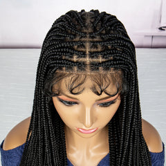 Full Lace Micro Braids Wigs with Baby Hair - Pure Hair Gaze