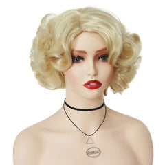 Cosplay Short Curly Hair Platinum Blonde Wigs - Pure Hair Gaze