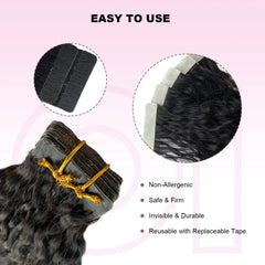 Kinky Straight Bundles Natural Black Extension - Pure Hair Gaze