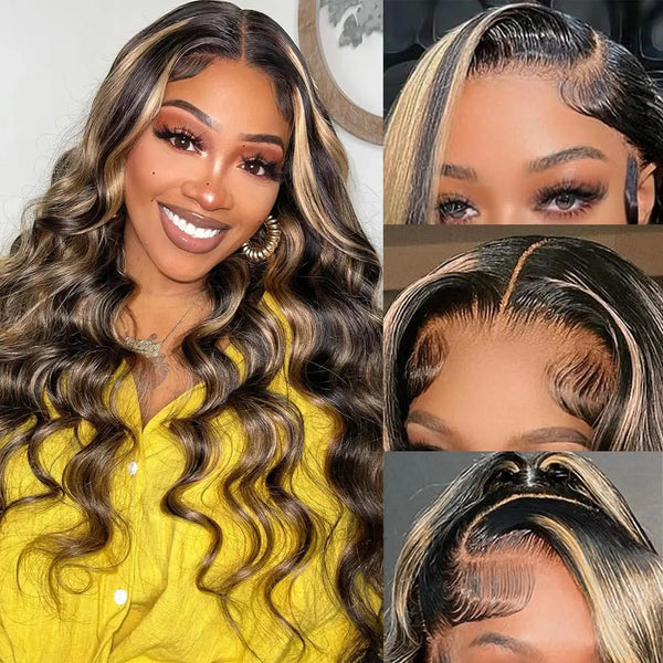 Highlight Ombre Lace Front Wig