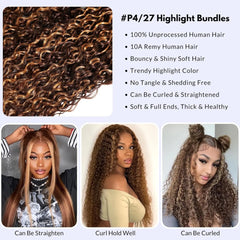 Highlight Water Wave Bundles - Pure Hair Gaze