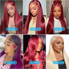 Straight 200 Density HD Lace Front Wig - Pure Hair Gaze