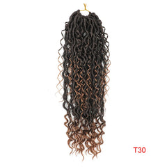 Curly Faux Locs - Crochet Hair - Synthetic Goddess Locs Crochet Hair - Pure Hair Gaze