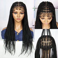 Full Lace Micro Braids Wigs with Baby Hair - Pure Hair Gaze