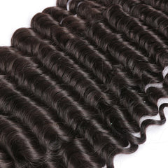 Peruvian Deep Wave Curly Human Hair Bundles - Pure Hair Gaze