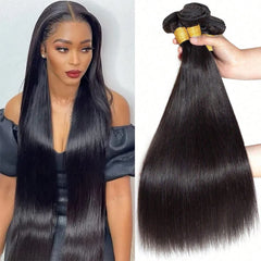 Peruvian Bone Straight Human Hair Bundles - Pure Hair Gaze