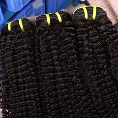 10A Grade Kinky Curly Bundles Raw Hair Weave Extensions - Pure Hair Gaze