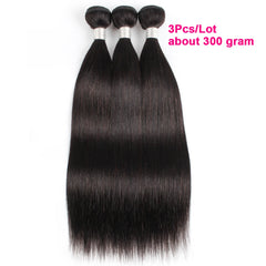 Remy Indian Straight Human Hair Bundles - Pure Hair Gaze