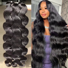 Brazilian Remy 30 Inch Water Wavy Raw Hair Bundles - Pure Hair Gaze