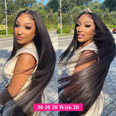 Peruvian Hair Weave 3 Bundles With 4x4 Lace Closure - Pure Hair Gaze