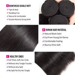 Peruvian Virgin Human Hair Bundles - Pure Hair Gaze