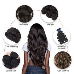 Brazilian 100% Human Hair Bundles - Pure Hair Gaze