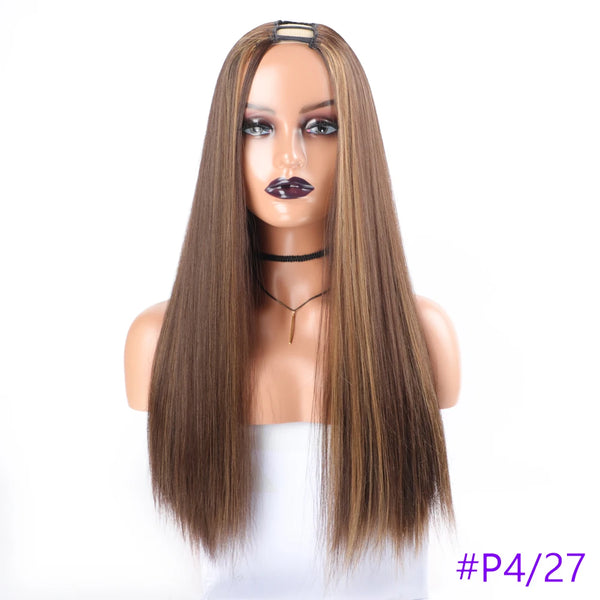 Straight Synthetic U Part Wig