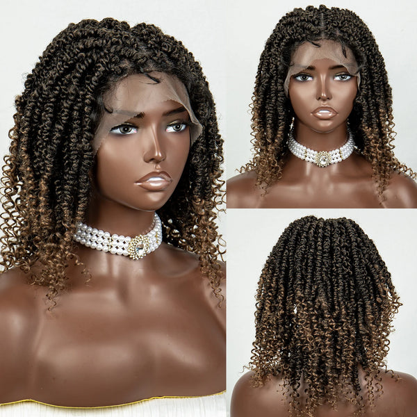 9x6 Frontal Lace Passion Twists Braided Wig